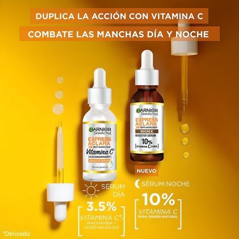 Express Aclara Serum Noche 30 Ml Garnier Skin Natural rostro-4