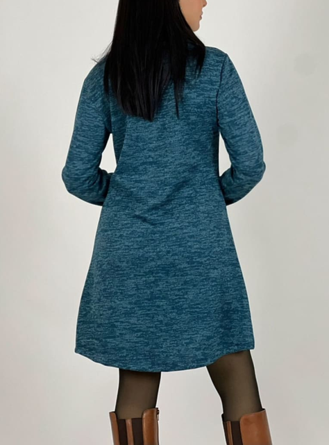Vestido de lanilla corto-1