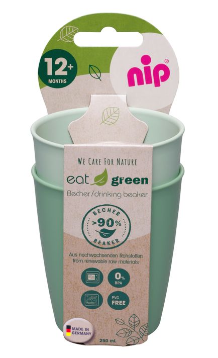 VASOS GREEN DE MATERIAS PRIMAS RENOVABLES VERDE-0