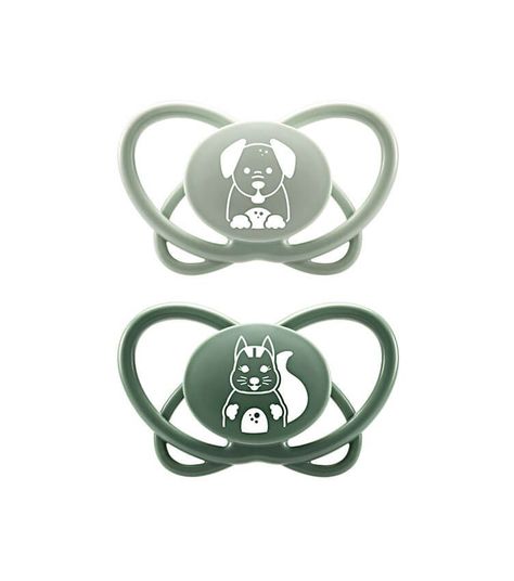 Chupetes My Butterfly, Silicona 5-18 Meses 2 Unidades, Verde-0