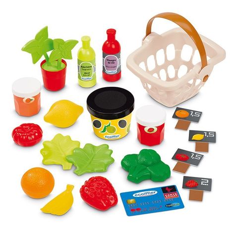 100% CHEF - PUESTO DE MERCADO CON RUEDAS 25PZ, Ecoiffier-1