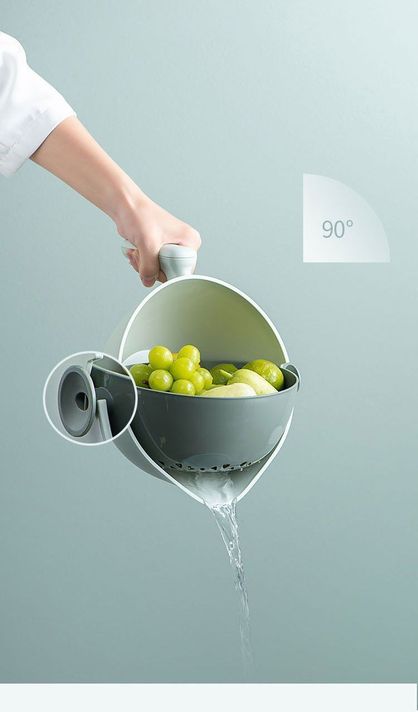 Escurridor de agua para frutas y verduras-4