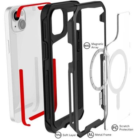 CARCASA GHOSTEK ATOMIC SLIM MAGSAFE IPHONE 13-5