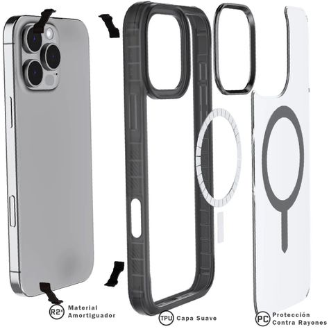 Carcasa Ghostek Covert Iphone 16 Pro - Negra-3