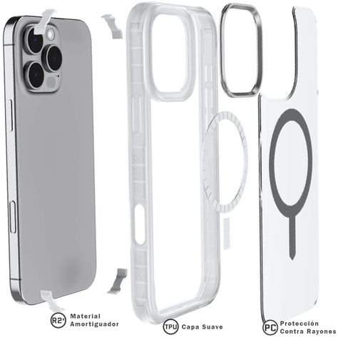 Carcasa Ghostek Covert Iphone 16 Pro - Transparente-2