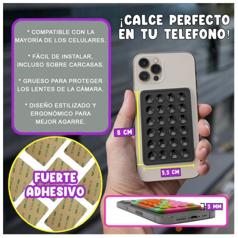 Soporte De Silicona Ventosa Para Carcasa-3