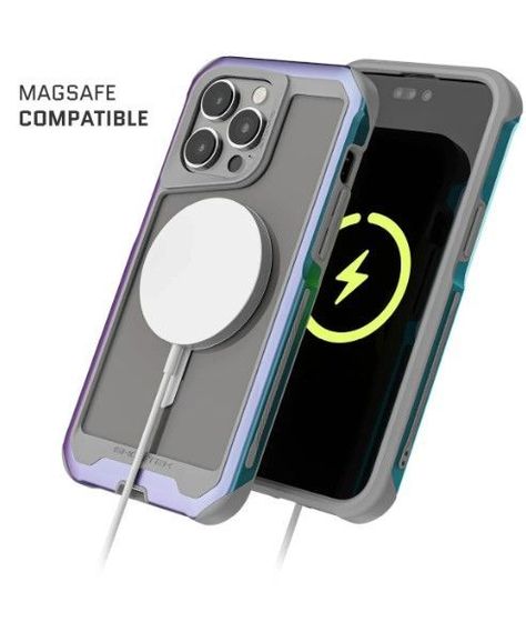Carcasa Ghostek Atomic Slim Magsafe Iphone 15 Pro Prismatic-5