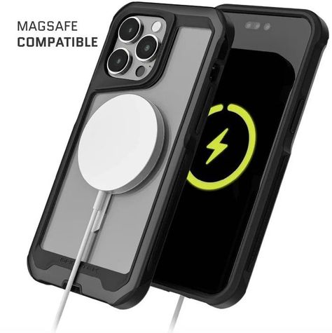 Carcasa Ghostek Atomic Slim Magsafe Iphone 15 Pro Negra-2