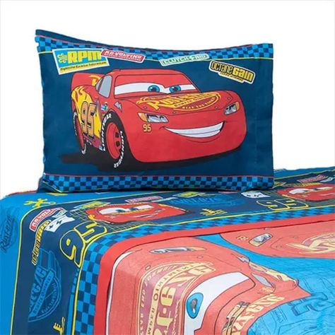 Juego De Sabanas Cars Rayo McQueen 1.5 Plaza-0