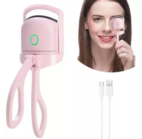 Rizador De Pestañas Eléctrico De Larga Duración Carga Usb-1