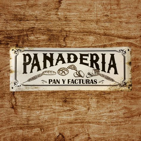 CARTEL CHAPA 20x54 PANADERIA - FIRE CHILE-1