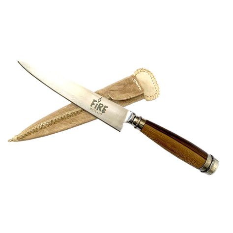 CUCHILLO FIRE INOX MADERA ALPACA 14CM - FIRE CHILE-1
