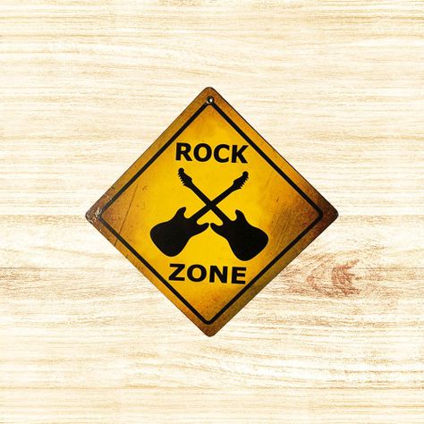 CARTEL CHAPA 18x18 ROCK ZONE - FIRE CHILE-1