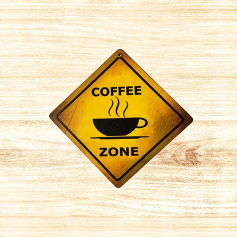 CARTEL CHAPA 18x18 COFFE ZONE - FIRE CHILE-1