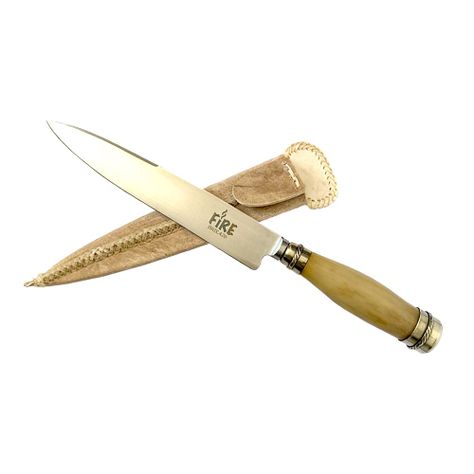 CUCHILLO FIRE INOX POTRO ALPACA 20CM . FIRE CHILE-1