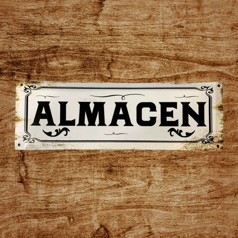 CARTEL CHAPA 20x54 ALMACEN - FIRE CHILE-1