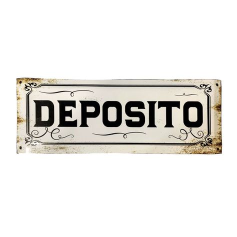 CARTEL CHAPA 20x54 DEPOSITO - FIRE CHILE-0