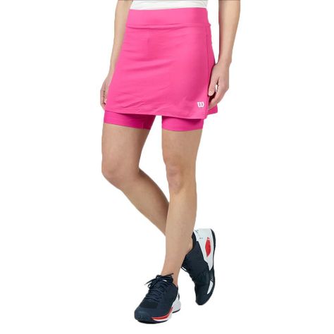 Falda Wilson Con Calza Rosada Tenis Padel-0