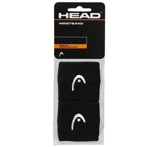 Muñequera Head 2.5'' Negro X2 Tenis/Padel-0