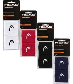 Muñequera Head 2.5'' Negro X2 Tenis/Padel-1