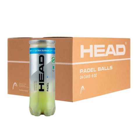 Caja de Pelotas Head Padel Pro+ X3 - 24 Tarros-0