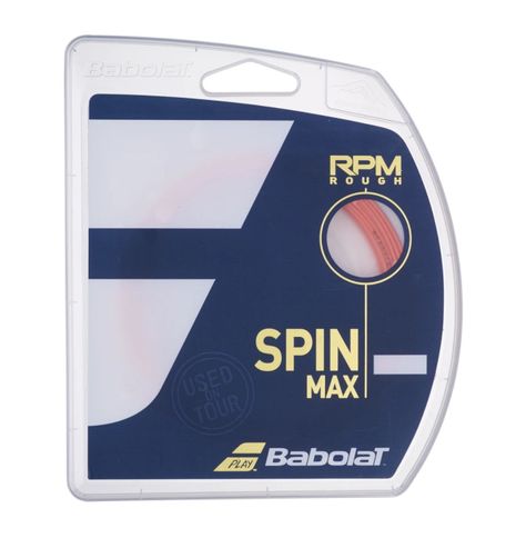 Cuerda Babolat Rpm Rough Rojo Fluor 1.25 - 12m-1