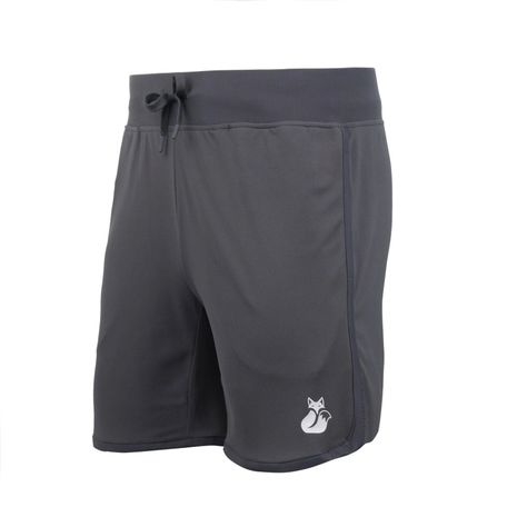 Short Tilki Teknik Gris Tenis Padel-0