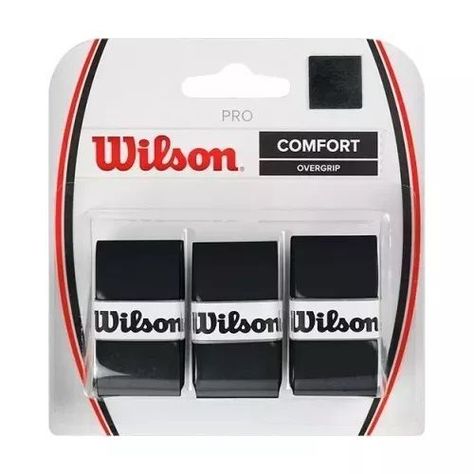 Overgrip Wilson Pro Comfort Negro X3  Tenis/Padel-0