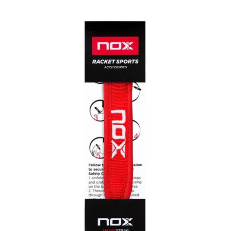 Cordón Nox Smartstrap Luxury Rojo Padel-0