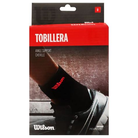 Tobillera Wilson Alta Con Velcros Tenis Padel-1