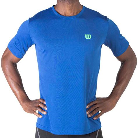 Polera Wilson Perforada Celeste Tenis/Padel-0