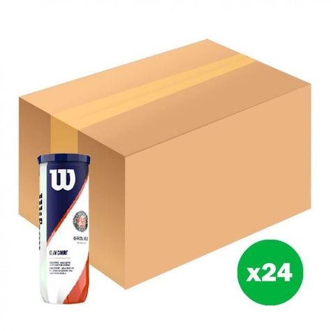Caja de Pelotas de Tenis Wilson Roland Garros X3 - 24 Tarrros-0