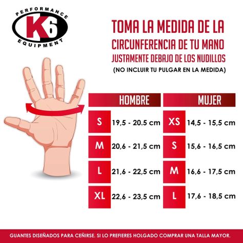 Guante Fitness K6 Energetic Par-1