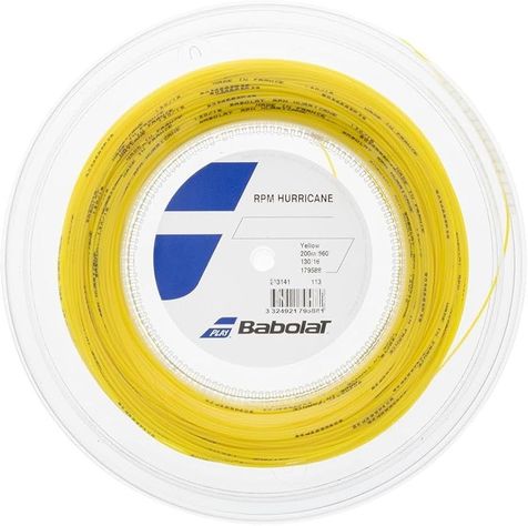 Rollo De Cuerda Babolat Rpm Hurricane Amarillo 1.25 - 200m-0