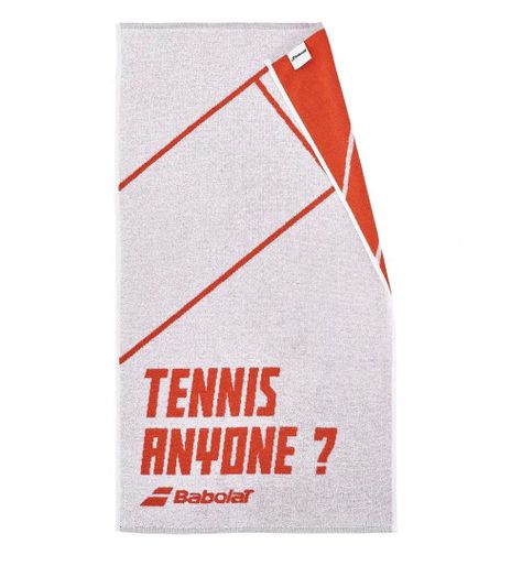 Toalla Babolat Blanca-Rojo Tenis/Padel -1