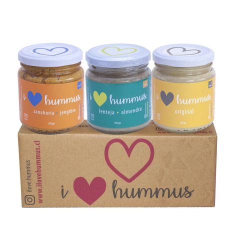 PACK I LOVE HUMMUS ZANAHORIA LENTEJA ORIGINAL-0