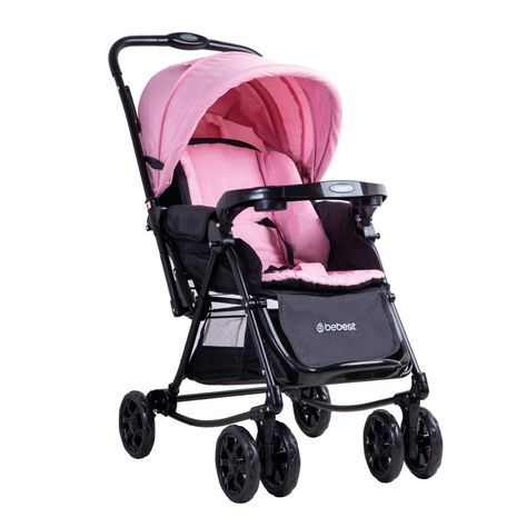 Coche Cuna Balancin SX Rosado Bebesit-0