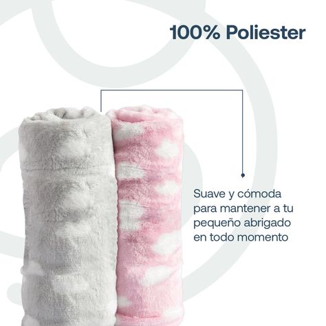 Pack 2 Mantas Bebe Hipoalergénica 100*80 cm Rosa Bebesit-3