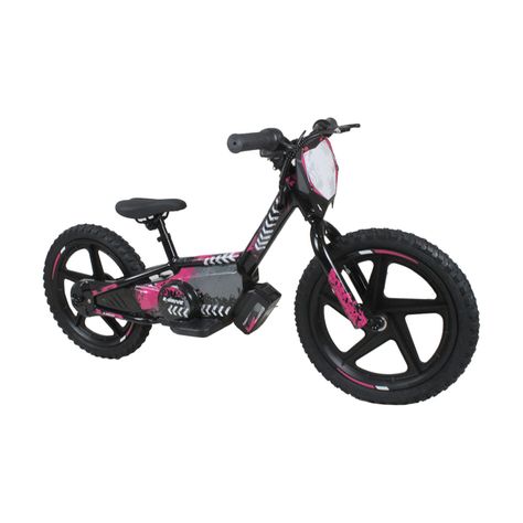 Bicicleta Moto Eléctrica E-Bike BeRide Aro 16 Rosada-0