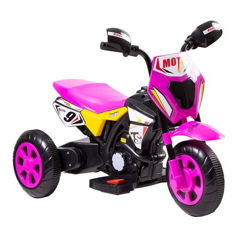 Moto Eléctrica Cross Rosa Bebesit-0