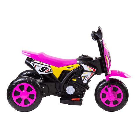 Moto Eléctrica Cross Rosa Bebesit-3