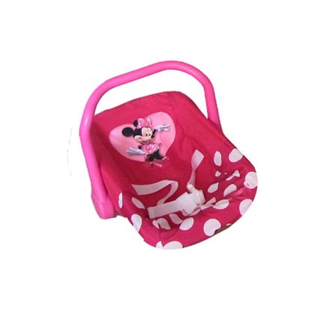 Coche de Juguete para Muñeca + Cuna Minnie Disney-2