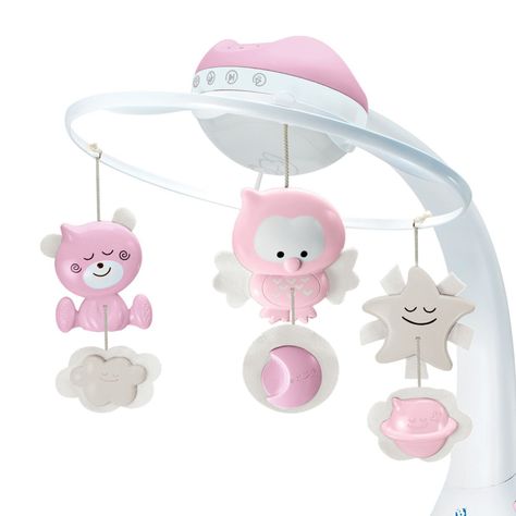 Movil para Bebé 3-1 Projector Rosa Infantino-1