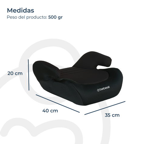 Alzador Booster Negro Bebesit-4