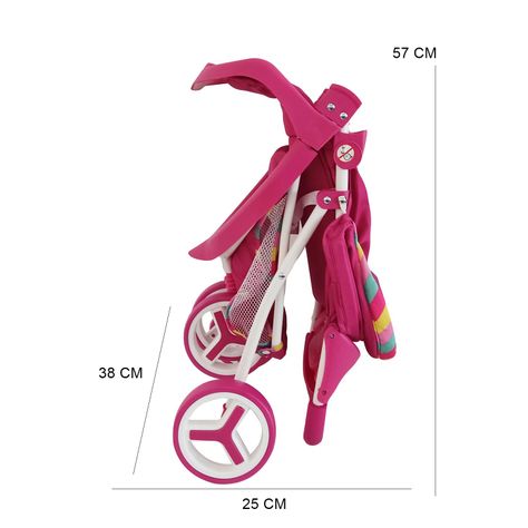 Coche de Juguete para Muñeca Jogger Unicornio Bebesit-5