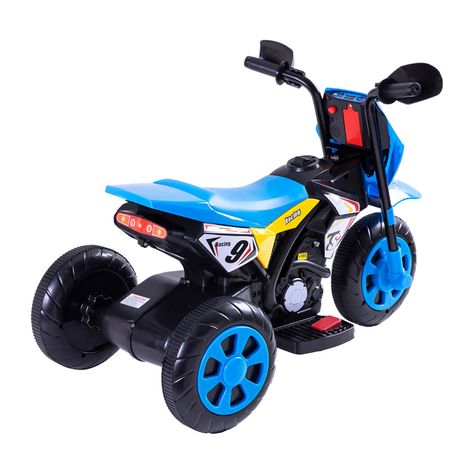 Moto Eléctrica Cross Azul Bebesit-1