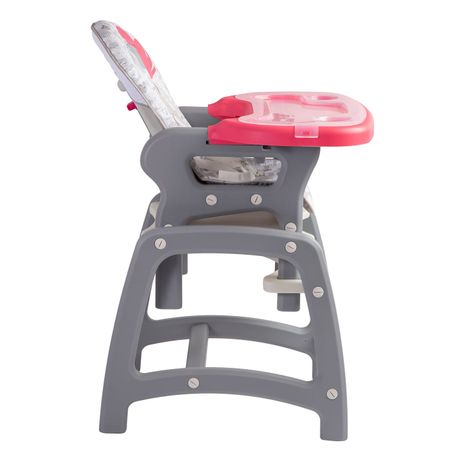 Silla de Comer Kinder SX Rosada Bebesit-3