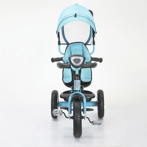 Triciclo Paseo Infantil 360 1326 LX Verde Bebesit-2