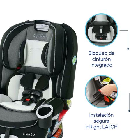 Silla de auto Bebe Graco convertible 4ever Fairmont DLX-7