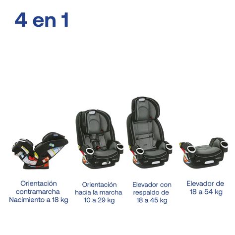 Silla de auto Bebe Graco convertible 4ever Fairmont DLX-8